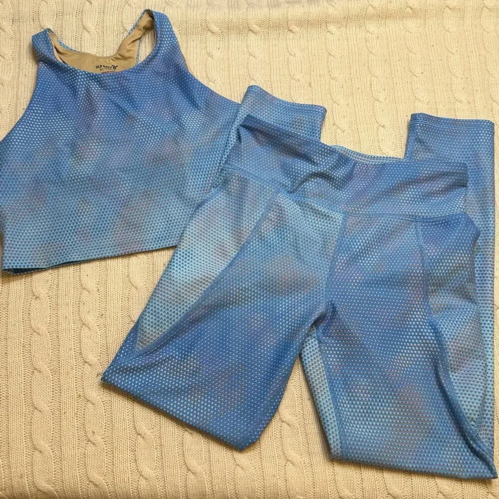Old Navy Active Wear Outfit sz L (10-12) Two Piece Matching Set